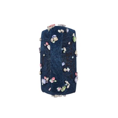 THE GEM DENIM MINI SACK BAG